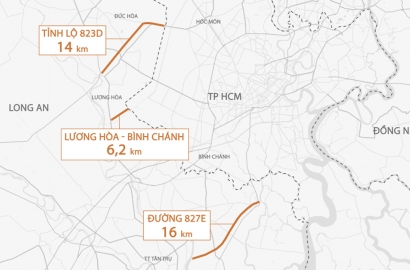 3 đường kết nối Long An với TP HCM sắp khởi công